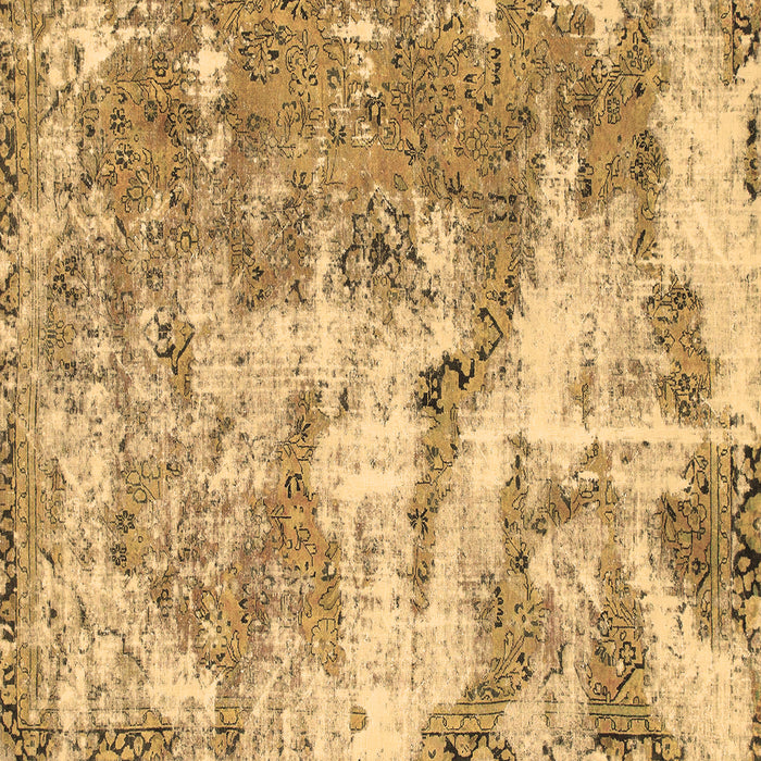 Square Abstract Brown Modern Rug, abs1297brn
