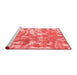 Modern Red Washable Rugs