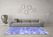 Machine Washable Abstract Blue Modern Rug in a Living Room, wshabs1298blu