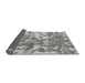 Sideview of Abstract Gray Modern Rug, abs1298gry