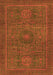 Abstract Orange Modern Rug, abs1299org