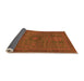 Sideview of Abstract Orange Modern Rug, abs1299org