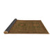 Sideview of Abstract Brown Modern Rug, abs1299brn