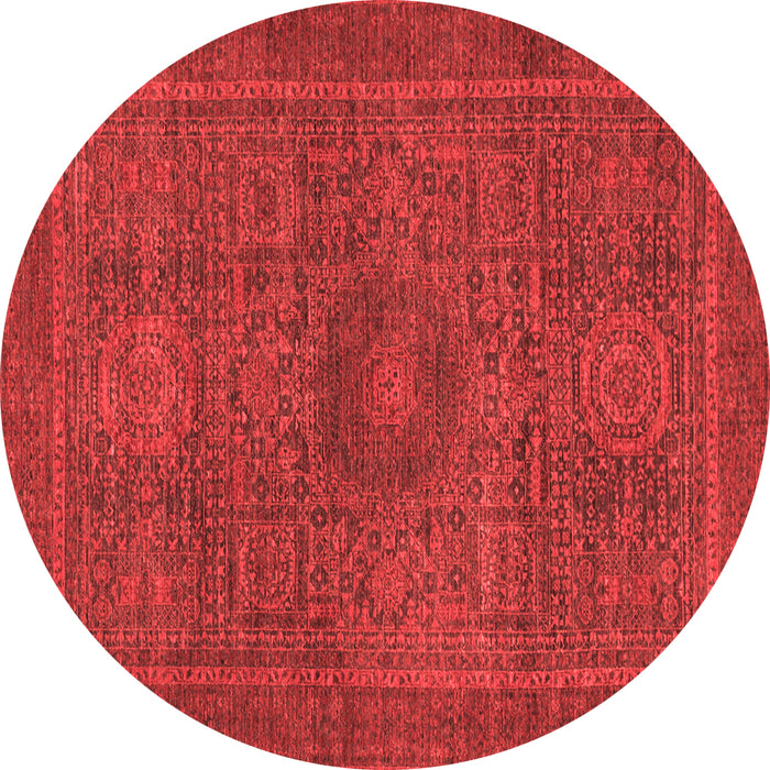 Abstract Red Modern Rug, abs1299red