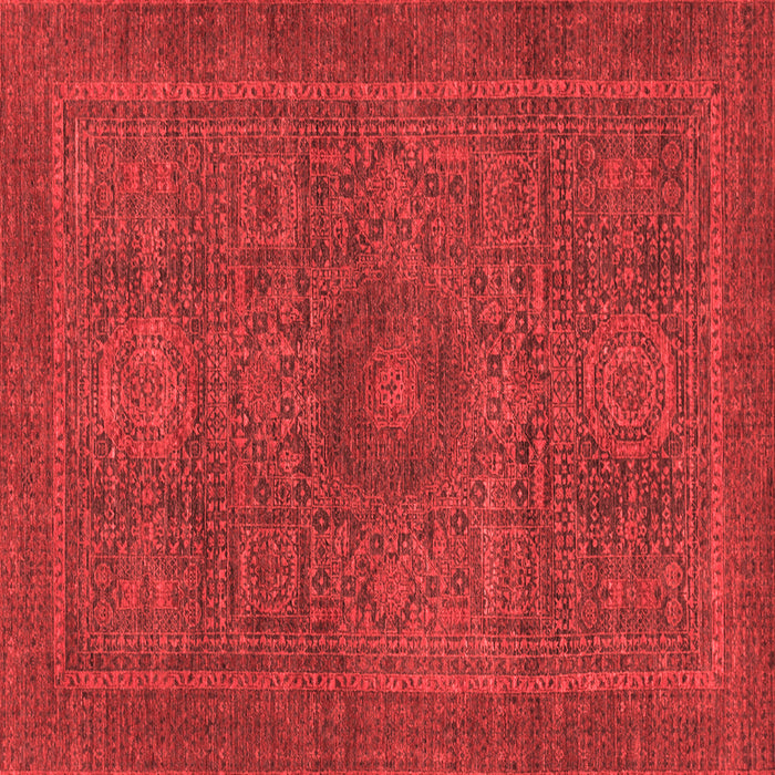 Abstract Red Modern Rug, abs1299red