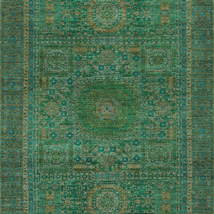 Abstract Turquoise Modern Rug, abs1299turq