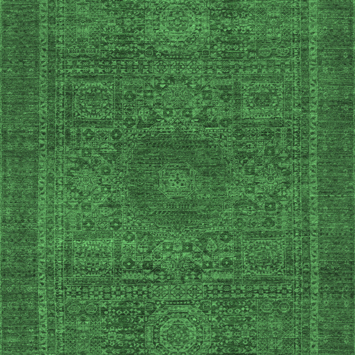Abstract Emerald Green Modern Rug, abs1299emgrn