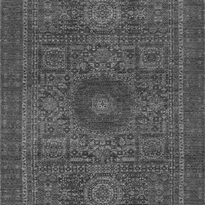 Machine Washable Abstract Gray Modern Rug, wshabs1299gry