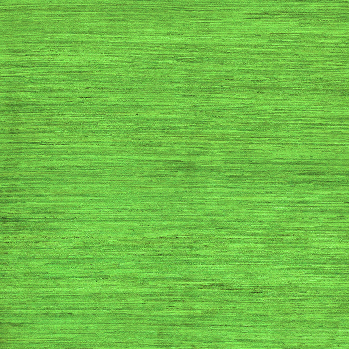 Square Machine Washable Abstract Green Modern Area Rugs, wshabs129grn