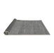 Sideview of Abstract Gray Modern Rug, abs129gry