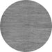 Round Machine Washable Abstract Gray Modern Rug, wshabs129gry