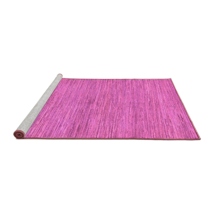 Sideview of Machine Washable Abstract Purple Modern Area Rugs, wshabs129pur