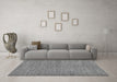 Machine Washable Abstract Gray Modern Rug in a Living Room,, wshabs129gry