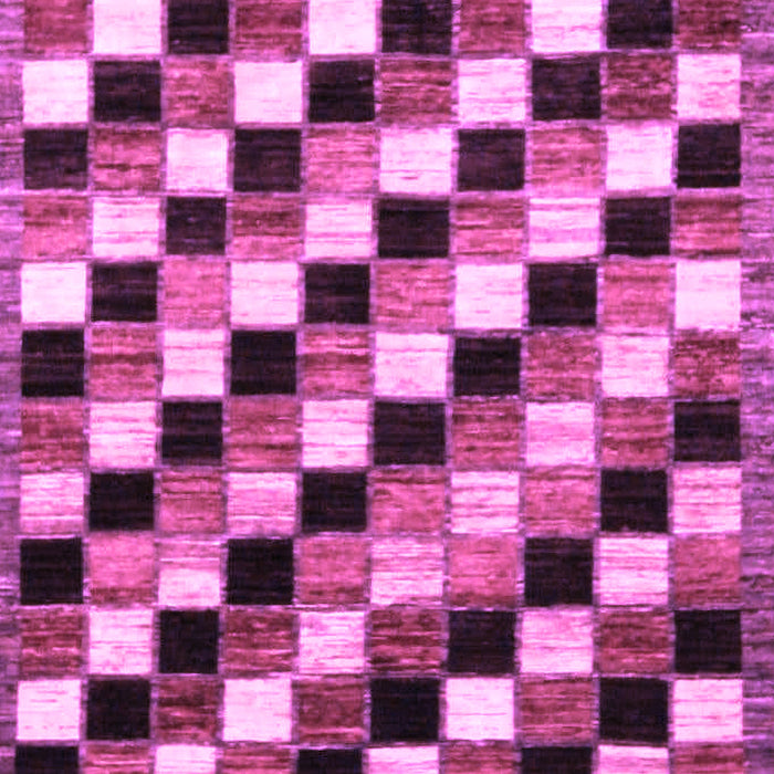 Checkered Purple Modern Rug, abs12pur