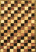 Checkered Brown Modern Rug, abs12brn