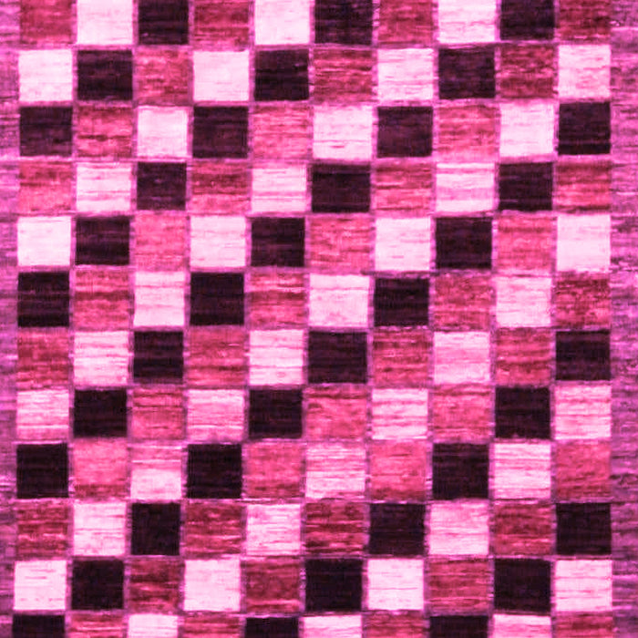 Checkered Pink Modern Rug, abs12pnk