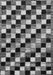 Machine Washable Checkered Gray Modern Rug, wshabs12gry