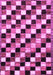 Machine Washable Checkered Purple Modern Area Rugs, wshabs12pur