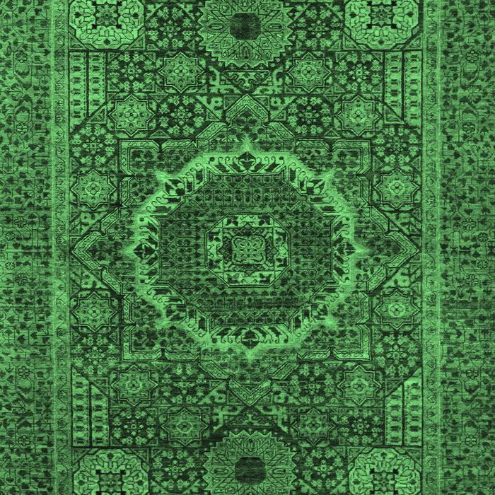 Machine Washable Abstract Emerald Green Modern Area Rugs, wshabs1300emgrn