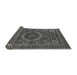 Sideview of Abstract Gray Modern Rug, abs1300gry