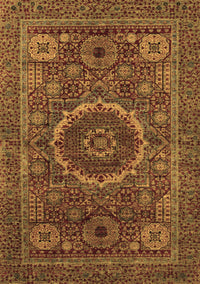 Abstract Brown Modern Rug, abs1300brn