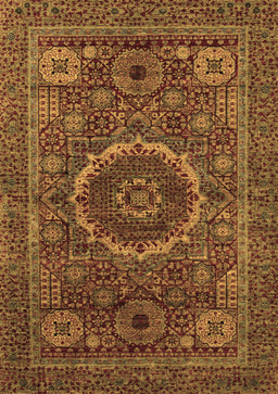 Abstract Brown Modern Rug, abs1300brn