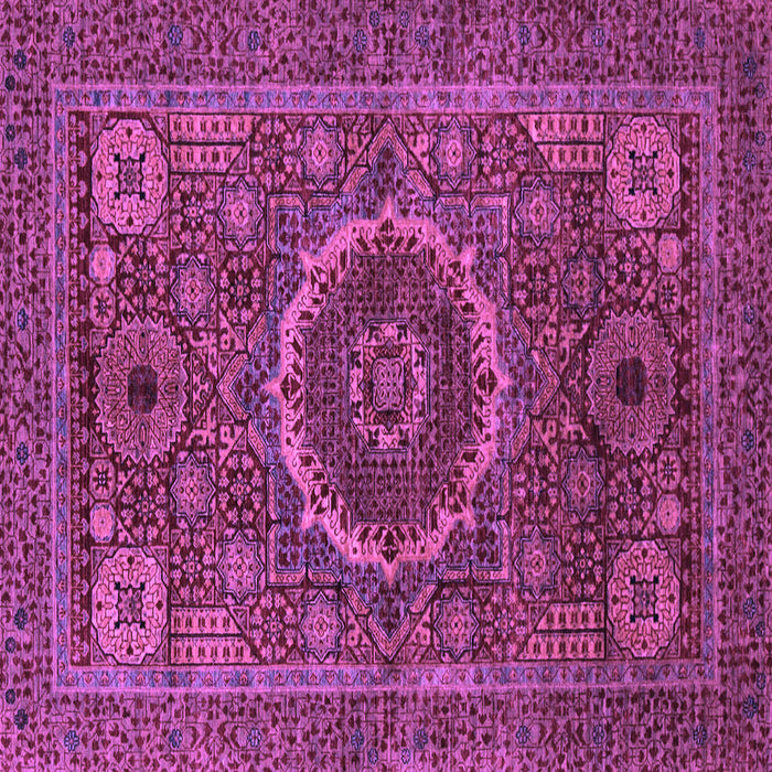 Square Abstract Purple Modern Rug, abs1300pur