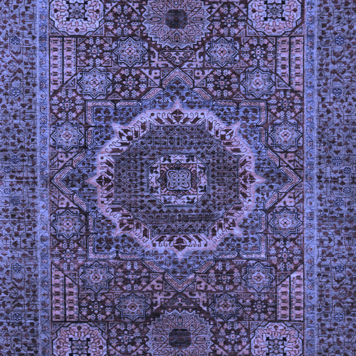 Abstract Blue Modern Rug, abs1300blu