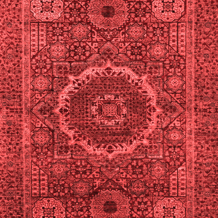 Machine Washable Abstract Red Modern Rug, wshabs1300red