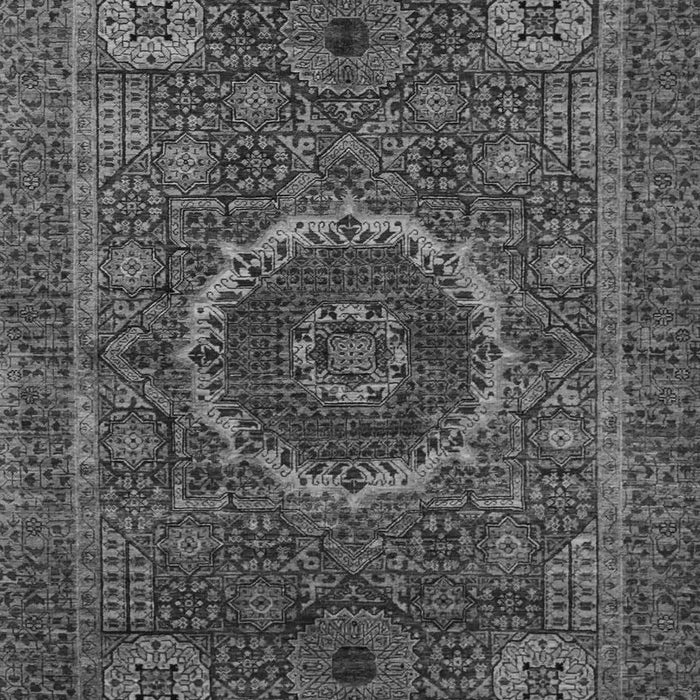 Machine Washable Abstract Gray Modern Rug, wshabs1300gry