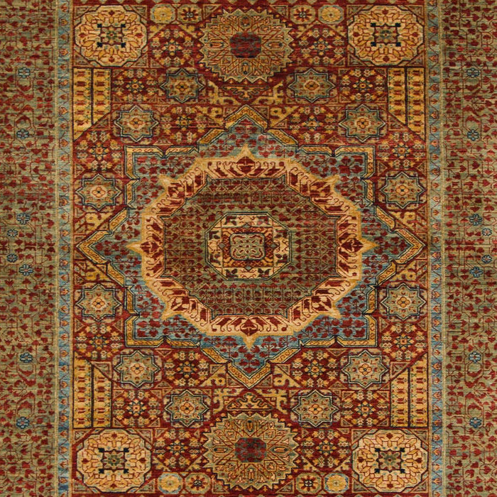 Machine Washable Abstract Light Brown Rug, wshabs1300