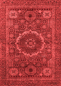 Abstract Red Modern Rug, abs1300red