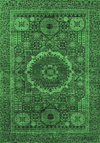 Abstract Emerald Green Modern Rug, abs1300emgrn