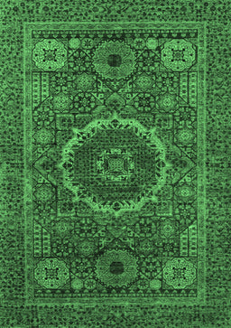 Abstract Emerald Green Modern Rug, abs1300emgrn