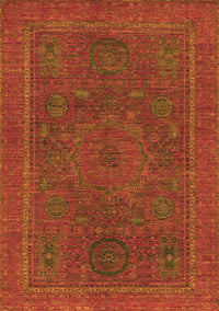 Abstract Orange Modern Rug, abs1301org