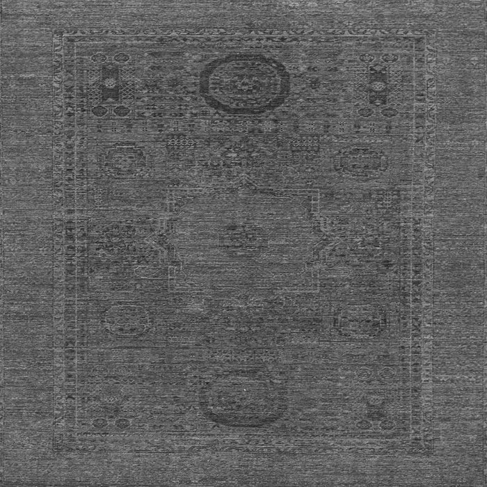 Square Machine Washable Abstract Gray Modern Rug, wshabs1301gry