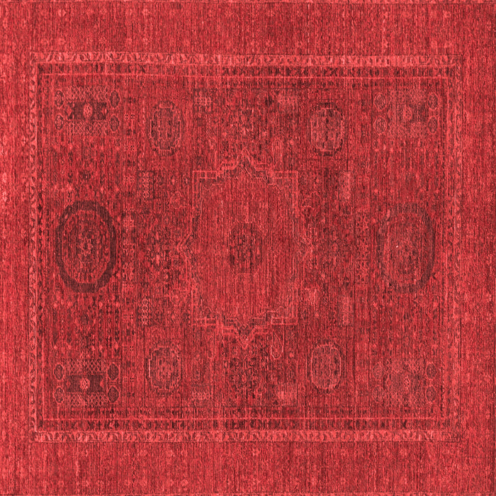 Machine Washable Abstract Red Modern Rug, wshabs1301red