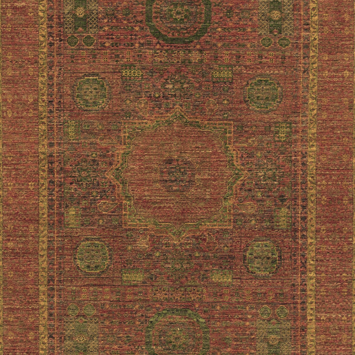 Abstract Brown Modern Rug, abs1301brn