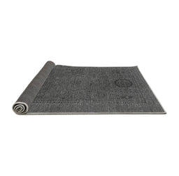 Sideview of Abstract Gray Modern Rug, abs1301gry