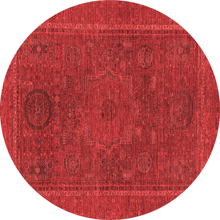 Abstract Red Modern Rug, abs1301red