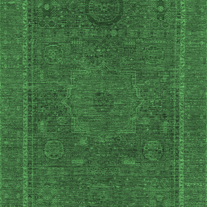Machine Washable Abstract Emerald Green Modern Area Rugs, wshabs1301emgrn