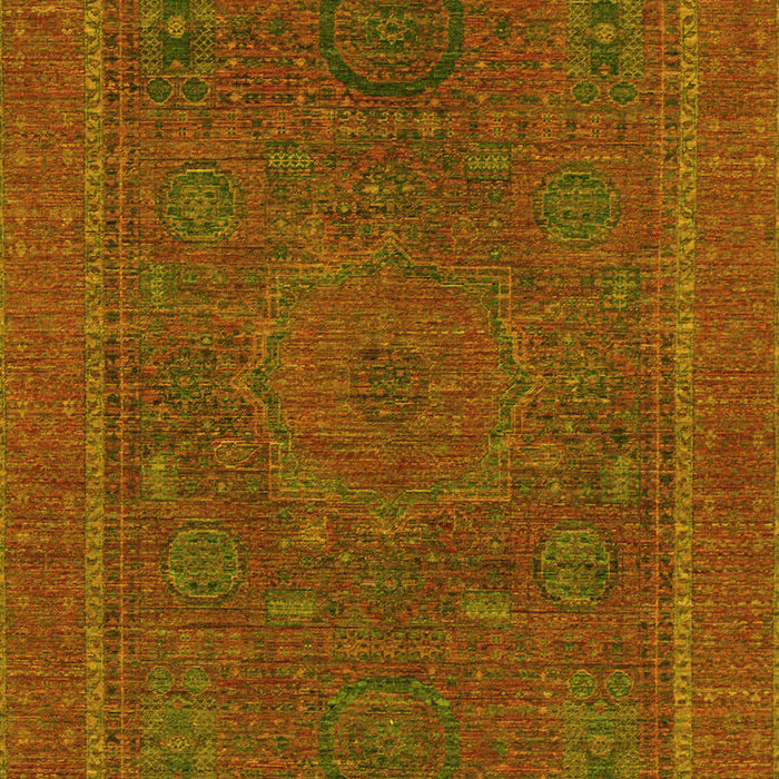 Abstract Yellow Modern Rug, abs1301yw