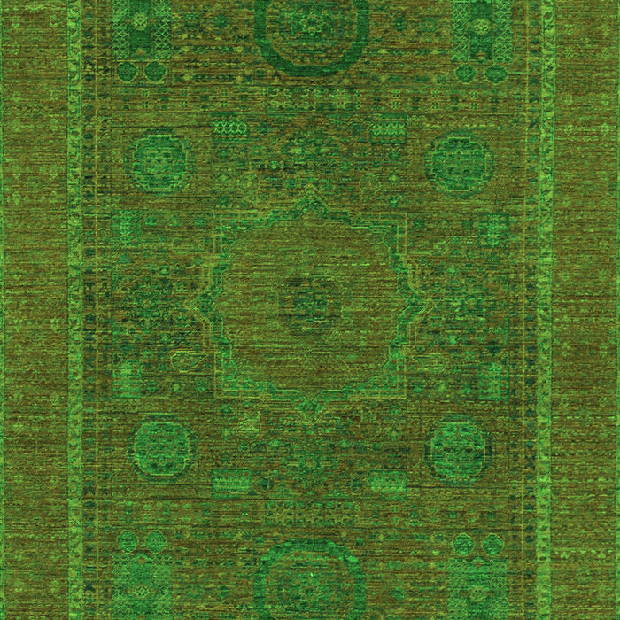 Abstract Green Modern Rug, abs1301grn