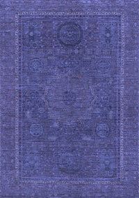 Abstract Blue Modern Rug, abs1301blu