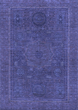 Abstract Blue Modern Rug, abs1301blu