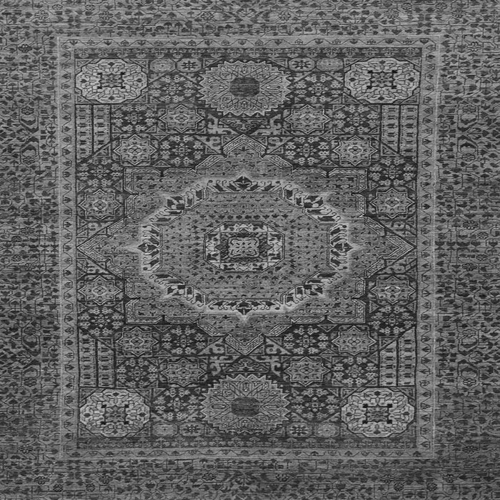 Square Abstract Gray Modern Rug, abs1302gry