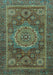 Machine Washable Abstract Light Blue Modern Rug, wshabs1302lblu