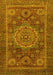 Abstract Yellow Modern Rug, abs1302yw