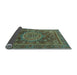 Sideview of Abstract Light Blue Modern Rug, abs1302lblu