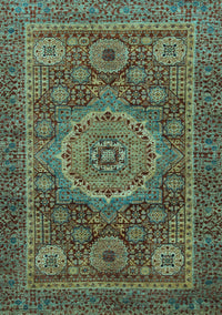 Abstract Light Blue Modern Rug, abs1302lblu